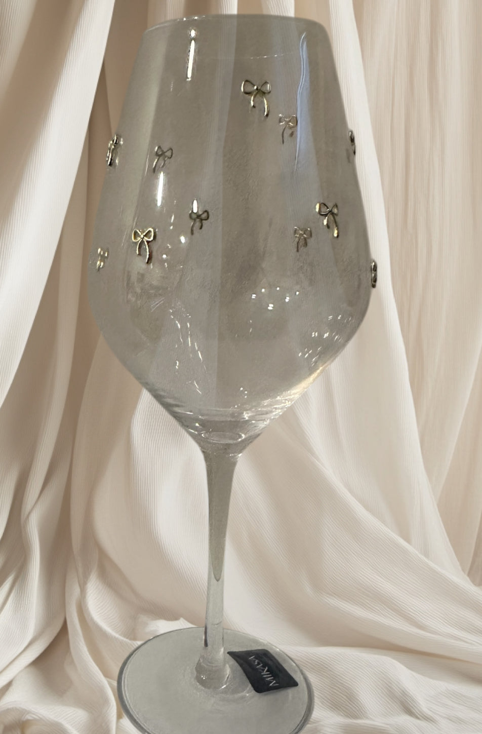Embellished Champagne Flute or Wine Glasses