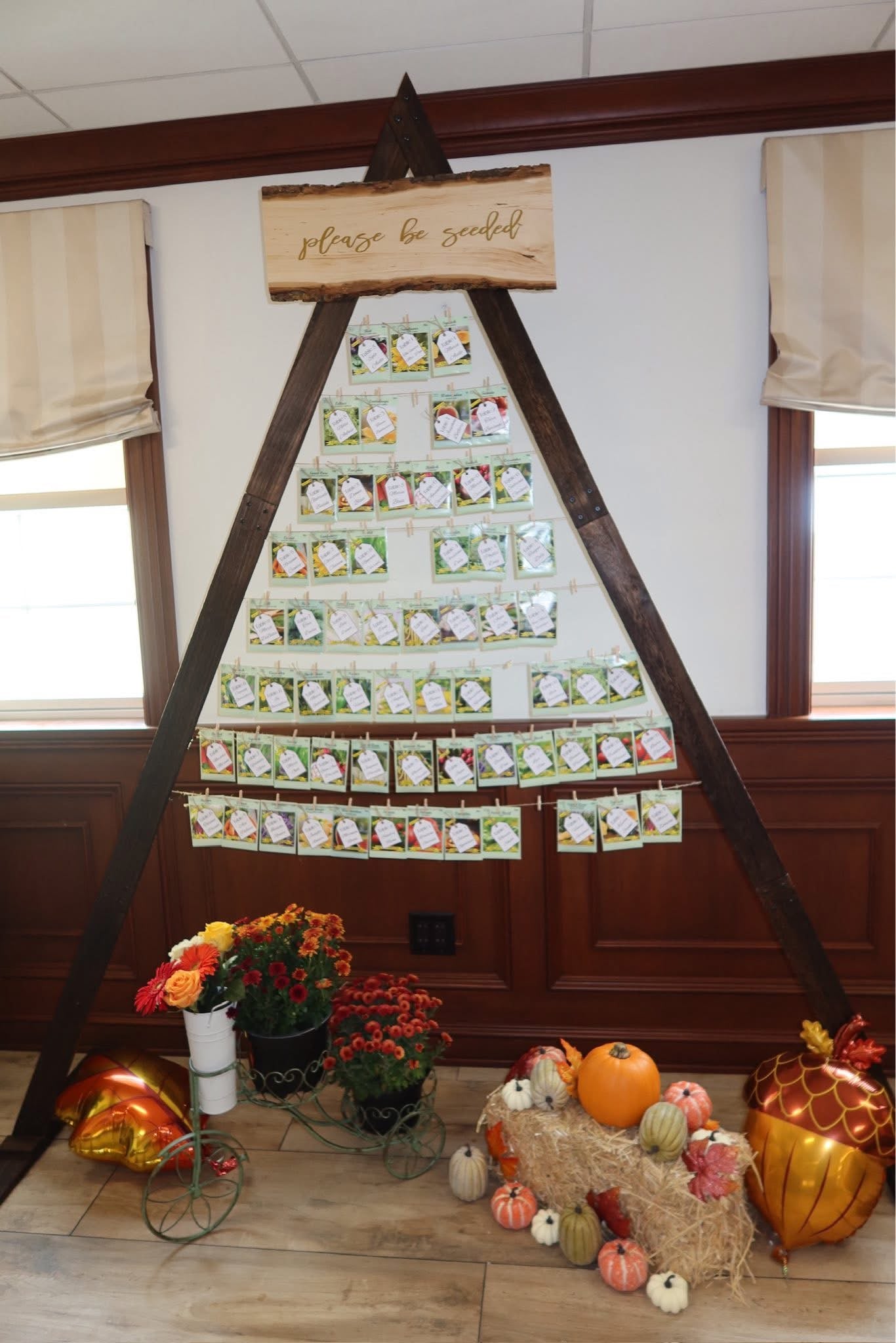 Please Be Seeded -Seating chart